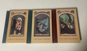 3 Books A Series Of Unfortunate Events The Bad Beginning Lemony Snicket 1999 - Imagen 1 de 10