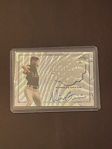 2019 Leaf Perfect Game National Showcase Silver Wave /12 Nicholas Griffin Auto