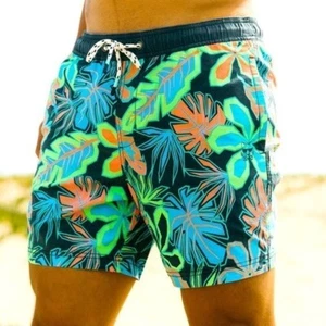 PARTY PANTS NWT Floral Bro Swim Trunks Swim Shorts Size XXL Tropical Beach - Bild 1 von 9