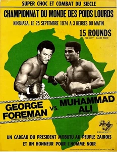 Estampado artístico en pared para el hogar - póster deportivo vintage - MUHAMMAD ALI VS CAPATAZ - A4,A3,A2 - Imagen 1 de 1