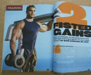 MUSCLE & FITNESS magazine Ronnie Mr. Olympia Jay Cutler Shirtless Male Workout - Picture 1 of 9