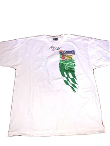 Vtg Lowes 2002 Charlotte Motor Speedway Race Shirt XL Kerry Earnhardt Signed - Picture 1 of 5