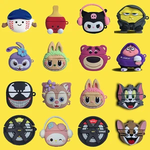 Jolie coque d'écouteurs en silicone 3D dessin animé pour Airpods 4 Pro housse pour Airpods 1 2 3 - Photo 1 sur 33