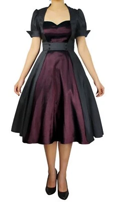 CHICSTAR SWING DRESS~Size 38 (AUS 10)~GOTHIC, VICTORIAN, STEAMPUNK, VINTAGE~NEW - image 1 of 4