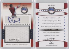 2013 Leaf Power Showcase Jersey Auto Silver /10 Dominick Cammarata #JA-DC1 Auto