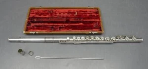P.J. Hardy 721 Elkhart Indiana Flute Instrument w/ Carrying Case - Picture 1 of 20