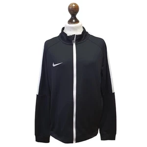 Nike Dri-Fit Black Zipped Sports Tracksuit Top Uk Boys Size Large BB964 - Picture 1 of 5