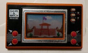 Jeu Game And Watch Fire Attack Nintendo  Vintage