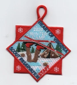 Parche del personal del campamento de invierno Heart of Virginia Scout Reservation 2020, como nuevo - Imagen 1 de 1