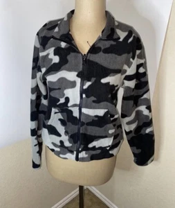 Eddie Bauer Kids Boys Fleece Full Zip Jacket Pockets Size Medium 10-12 - Picture 1 of 3