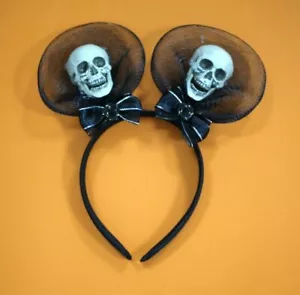 Cute Skull Headband Halloween Costume Cosplay Spooky Scary Accessory Skeleton - Picture 1 of 1