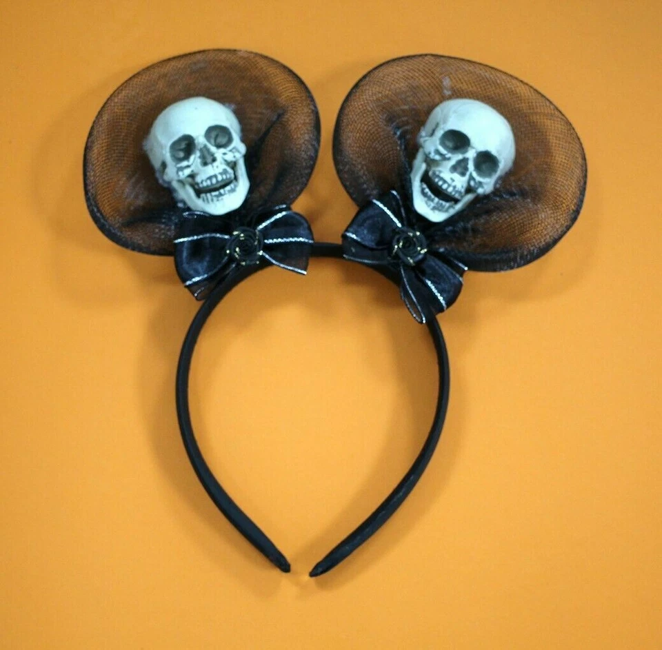 Cute Skull Headband Halloween Costume Cosplay Spooky Scary Accessory Skeleton - Image 1 of 1