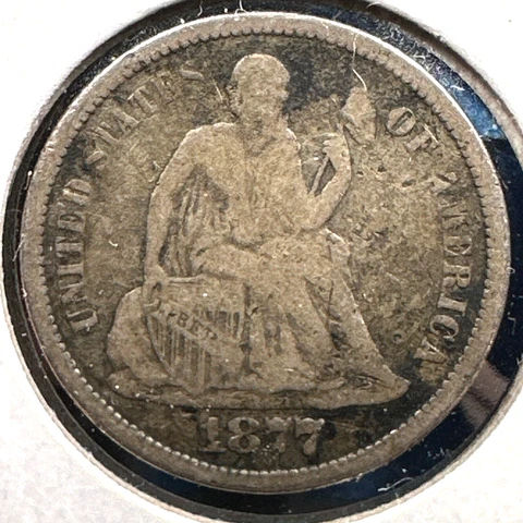 1877-CC 10C Liberty Seated Dime (74944) Cover