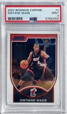 Dwyane Wade 2007 Bowman Chrome #3 PSA 9