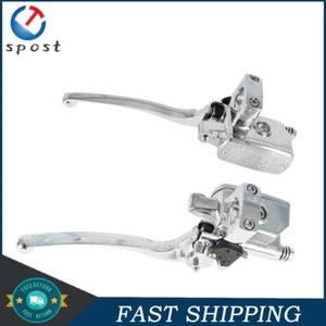 Motorcycle 1" Handlebar Master Cylinder Hydraulic Brake Control Clutch Lever - Picture 1 of 12