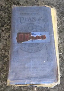 Vintage Bartholomew's Plan of London Folded Map - Picture 1 of 12