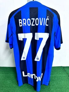 Inter Authentic Brozovic No Match Worn Shirt Vintage Camiseta 2022/2023 - Picture 1 of 8
