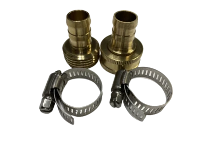 Kit de reparación de extremo reparador de latón de jardín de 1/2" conector de manguera macho hembra 0,59 diámetro Foto 1 de 4