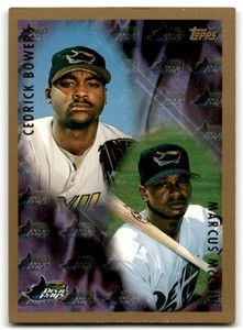 1998 Topps Baseball Card Cedrick Bowers/Marcus McCain f Tampa Bay Devil Rays