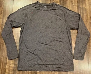 Rhone Reign Langarm Performance Shirt Herren Large meliert grau Stretch Active - Bild 1 von 5