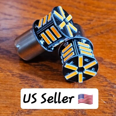 2 Amber LED Turn Signal Bulbs for 2014-2016 KTM 1190 Adventure: US Seller - Image 1 of 4