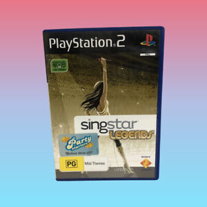 SINGSTAR LEGENDS PlayStation 2 PS2 Complete PAL Game Very Good Condition
