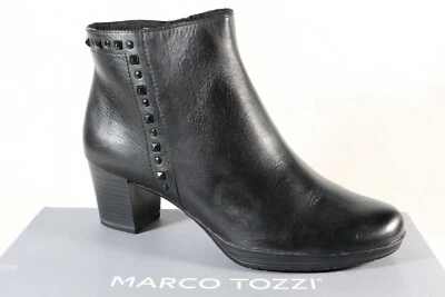 Marco Tozzi Botas Botines Cuero Negro 25388 ¡NUEVO! Foto 1 de 4