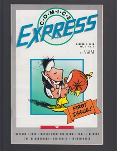 Comics Express #1 (Outland, Berkeley Breathed, Bizzaro, Dan Piraro) Sehr guter Erhaltungszustand + 1989 - Bild 1 von 2