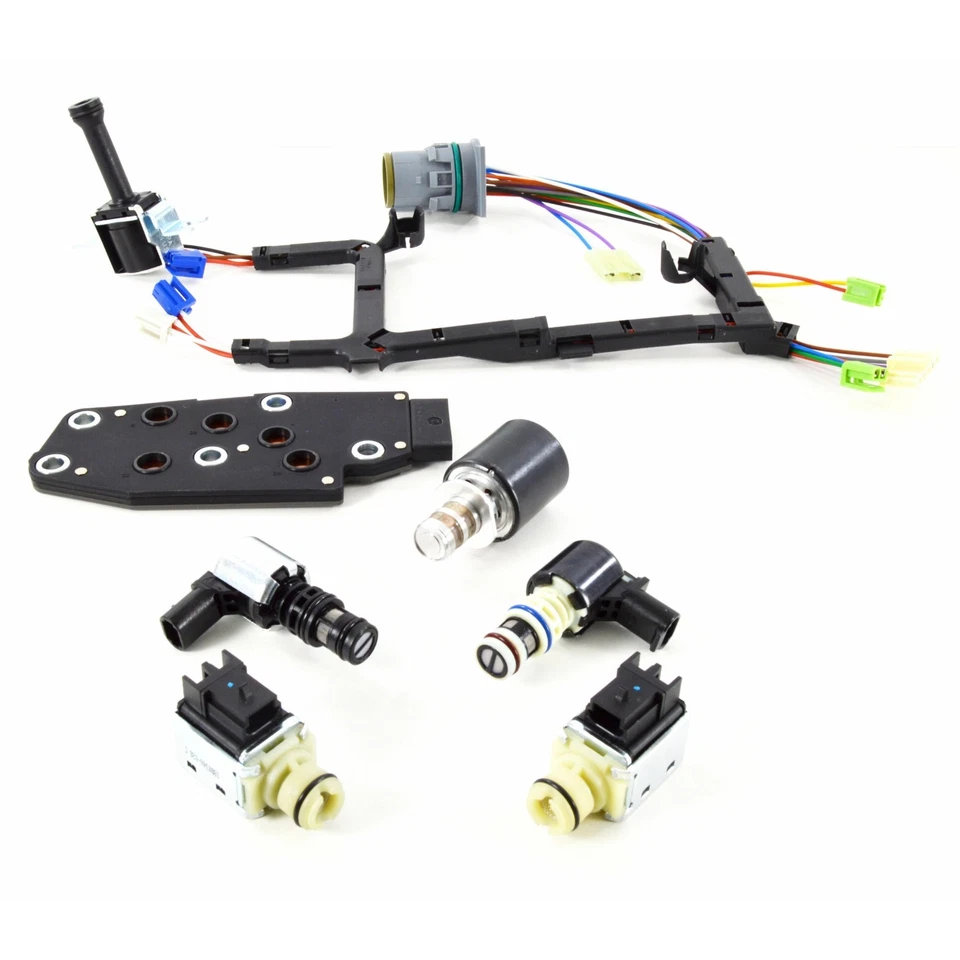 4L60E 4L65E SOLENOID KIT w HARNESS 1996-2002 7 PIECE KIT FITS CHEVY GMC PONTIAC - Image 1 of 4