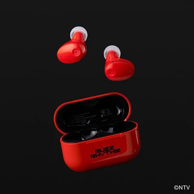 final ZE300 BUZZ RHYTHM version true wireless earphones Bluetooth FI-ZE03DPLTWBZ - Image 1 of 4