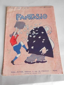 Fantasio No 187 1 may 1914 Art Nouveau satire magazine french - Picture 1 of 10