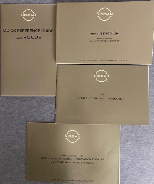Nissan Rogue 2023 manuales del propietario de fábrica Foto 1 de 1