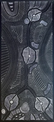 Anna Petyarre (Pitjara), arte aborigen altamente coleccionable. Inc, certificado de autenticidad y fotos Foto 1 de 4