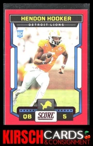 Hendon Hooker 2023 Score #305 Red Detroit Lions - Bild 1 von 2