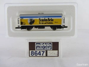 Vagón de cerveza Märklin 8647 Staufenbräu Göppingen muy buen estado con embalaje - Imagen 1 de 1
