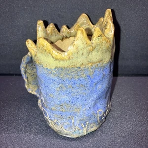 BEATO Pottery Beatric Wood Rocky Point Table Pen Holder Looks Like a Cup - Picture 1 of 17