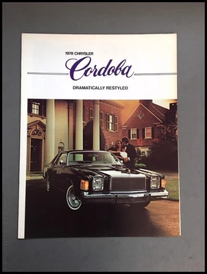 1978 Chrysler Cordoba Vintage Canada Car Sales Brochure Catalog - Image 1 of 4