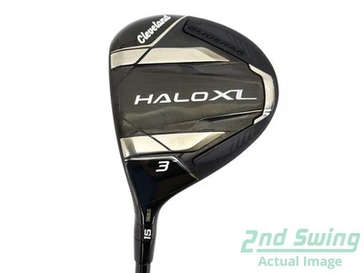 Mint Cleveland HALO XL Fairway Wood 3 Wood 3W 15° Graphite Stiff Left 43.0in - Image 1 of 4