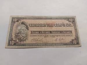 Canada Canadian Tire Corp'n Ltd. 10c Cent Bill 1961 Vintage Old Design BABN Cash - Picture 1 of 2