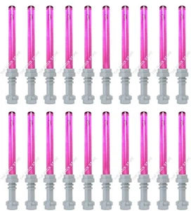 20 X OFFICIAL LEGO - STAR WARS LIGHTSABERS - LBG HILT / DARK PINK - FAST - NEW - Picture 1 of 1
