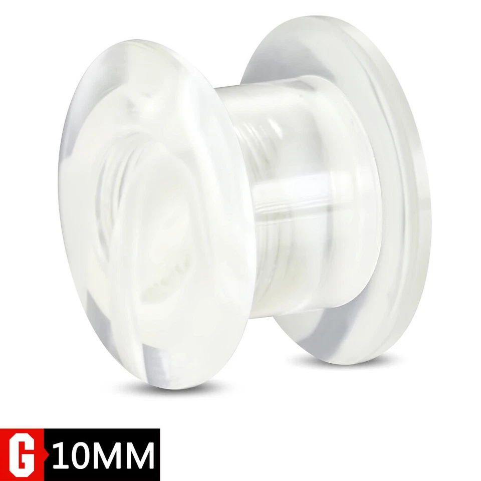 Ohr Piercing Flesh Tunnel G-10mm Acryl Expander Stretcher Plug y-inz456 - Bild 1 von 1