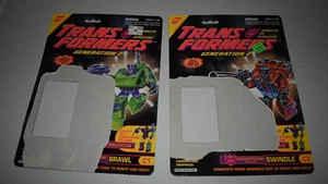 Transformers 1992 G2 BRUTICUS   Card Back & Tech Spec lot of 4 - Picture 1 of 4