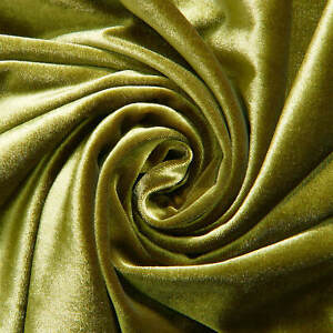 Stretch Velvet Fabric 60'' Wide by the Yard for Sewing Apparel Costumes Craft