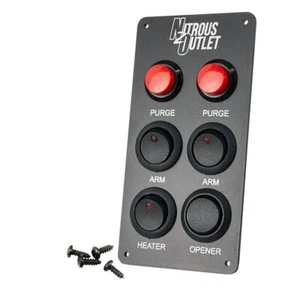 00-11050 Nitrous Outlet Universal Switch Panel For Dual Stage Kits Vertical USA - Picture 1 of 2