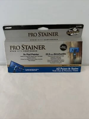 Linzer Products Pd 7110 9" Inch Pro Stainer Edge Paint Pad Refill Stain - Image 1 of 4