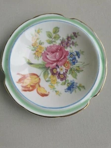 Stunning Vintage 'Grandmas Garden' Paragon Fine Bone China Ashtray/Trinket Dish - Picture 1 of 12