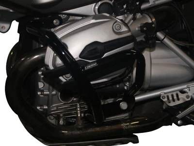 Paramotore Crash Bars HEED BMW R 1200 GS (2004 - 2012) - Basic nero protezione - Immagine 1 di 3