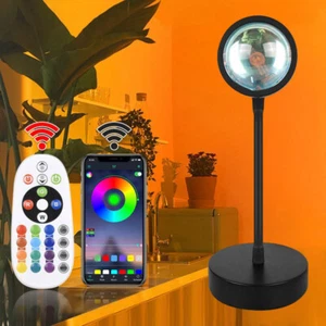 Sunset Lampe Sonnenlampe 180°Drehbar RGB 16 Farben 4 Beleuchtungsmodi Requisiten - Bild 1 von 12