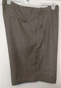 DA HUI Mens Size 40 Gray Board Shorts Surfing Swim Swimming 5 Pockets Zipper Fly - Picture 1 of 5