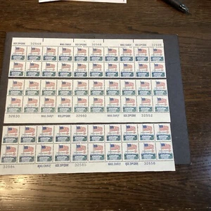 SCOTT#1338F 1971 8c FLAG&WHITE HOUSE PLATE BLOCK OF 20 STAMPS MNH-US Choice Of 1 - Picture 1 of 1